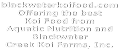 Blackwater Koi Food